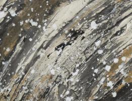 Wagner János (1936-2022): Csillagörvény 1, 2018. Vegyes technika, farost, jelzett a hátoldalán: Wagn...