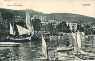 Abbazia harbour yachts (wet damage)