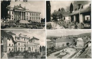 50 db MODERN fekete-fehér magyarországi város képeslap vegyes minőségben / 50 modern black and white Hungarian town postcards in mixed quality