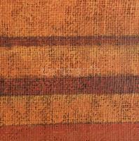 Wagner János (1936-2022): Rend. Akril, vászon, jelezve jobbra lent, hátoldalán autográf felirattal. ...