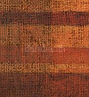 Wagner János (1936-2022): Rend. Akril, vászon, jelezve jobbra lent, hátoldalán autográf felirattal. ...