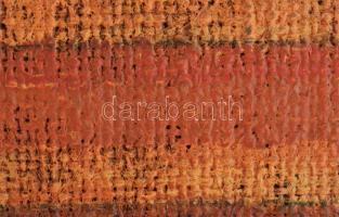 Wagner János (1936-2022): Rend. Akril, vászon, jelezve jobbra lent, hátoldalán autográf felirattal. ...