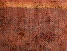 Wagner János (1936-2022): Rend. Akril, vászon, jelezve jobbra lent, hátoldalán autográf felirattal. ...