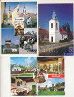 50 db MODERN magyarországi város képeslap, főleg megíratlan / 50 modern Hungarian town postcards, ma...