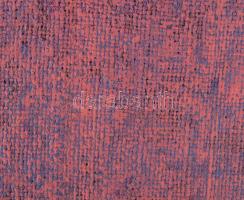 Wagner János (1936-2022): Rend II (cím nélkül). Akril, vászon, jelezve balra lent. Fára kasírozva. 6...