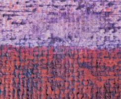 Wagner János (1936-2022): Rend II (cím nélkül). Akril, vászon, jelezve balra lent. Fára kasírozva. 6...