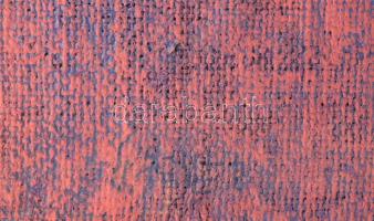 Wagner János (1936-2022): Rend II (cím nélkül). Akril, vászon, jelezve balra lent. Fára kasírozva. 6...