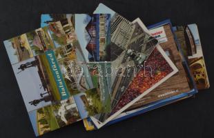 52 db MODERN vegyes város képeslap / 52 modern mixed town postcards