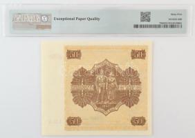 Finnország 1945. 50M "B 9249534" levágott PMG tanúsítvánnyal T:AU
Finland 1945. 50 Markka...