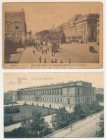 21 db RÉGI külföldi város képeslap / 21 pre-1945 foreign town-view postcards