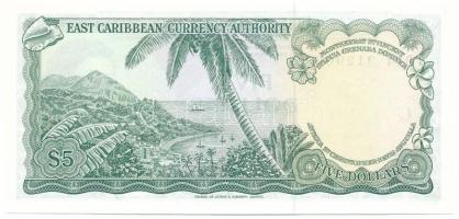 Kelet-Karibi Államok DN (1965) 5$ "G" T:UNC
East Caribbean States ND (1965) 5 Dollars &qu...