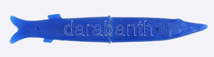 Hala alakú kés és villa utazó szett, h: 19 cm