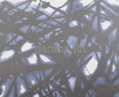 Wagner János (1936-2022): Szövevény (Szárnyak csapkodása). Akril, papír, jelezve balra lent: Wagner....