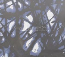 Wagner János (1936-2022): Szövevény (Szárnyak csapkodása). Akril, papír, jelezve balra lent: Wagner....