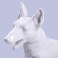 Wallendorf pihenő kutya. Jelzett, hibátlan, 23x13 cm