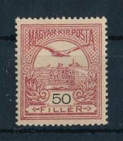 1906 Turul 50f, 1. vízjelállás