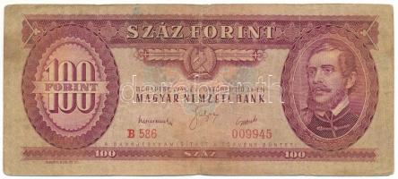 1949. 100Ft "B 586 009945" T:F,VG Adamo F28