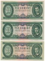 1962. 10Ft (3x) T:F szép papír Adamo F6