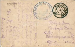 1915 Osztrák-magyar katonák a fronton, kerékpár / WWI Austro-Hungarian K.u.k. military, soldiers on ...