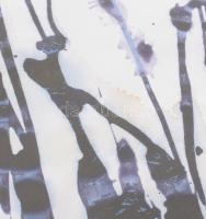 Wagner János (1936-2022): Rajz IV. Tus, papír, jelezve jobbra lent: Wagner. Hátoldalán autográf feli...