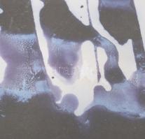 Wagner János (1936-2022): Rajz IV. Tus, papír, jelezve jobbra lent: Wagner. Hátoldalán autográf feli...