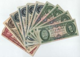 1962-1992. 10Ft-100Ft (10db, 6xklf) T:F,VG