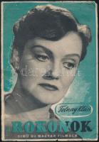 1954 Tolnay Klári a Rokonok című új magyar filmben, filmplakát, villamosplakát, ofszet, papír, jelzés nélkül, Játékkártyagyár és Nyomda, lapszéli apró szakadásokkal, hajtásnyomokkal, gyűrődésekkel, kissé foltos, 24x17 cm.