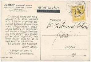 1907 Nagymosás a Vigadóban! Ruhamosáshoz használjon Magic Water csodavizet. Magic ruhamosószer reklá...