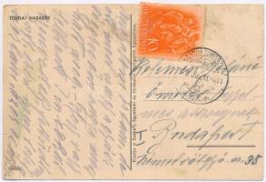 1938 Tordai-hasadék, Cheile Turzii, Torda, Turda; "Az Úr csodát tett, a szikla meghasadt, mindi...