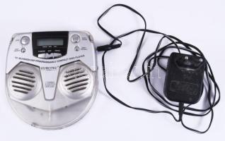 Eurotec discman, töltővel, működik