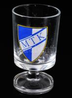 MTK futball klub pohár, m: 7 cm