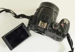 Panasonic Lumix DMC-FZ200 digitális fényképezőgép Leica 1:2,8-4,5 objektívvel, hozzá eredeti vaku, s...