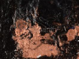 Wagner János (1936-2022): Sziklarajz. Akril, zománc, üvegapplikáció, vászon, jelezve jobbra lent: Wa...