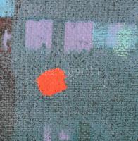 Wagner János (1936-2022): Színrács (cím nélkül). Akril, vászon, jelezve jobbra lent: Wagner. Hátolda...