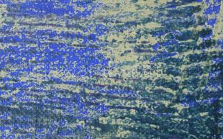 Wagner János (1936-2022): Elmozdulások. Akril, vászon, jelezve jobbra lent: Wagner. Hátoldalán autog...