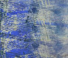 Wagner János (1936-2022): Elmozdulások. Akril, vászon, jelezve jobbra lent: Wagner. Hátoldalán autog...