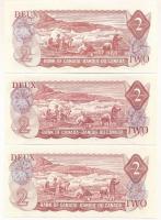Kanada 1974. 2$ (3db 2xklf) T:UNC
Canada 1974. 2 Dollars (3db 2xdiff) C:UNC
Krause P#86a, P#86b