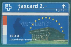 Németország 1994 ECU-Luxemburgi frank 2 egységes használatlan telefonkártya