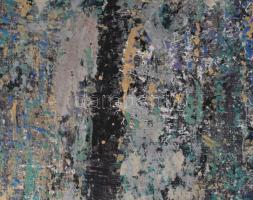 Wagner János (1936-2022): Osztások. Akril, vászon, jelezve balra lent: Wagner. Hátoldalán autográf f...