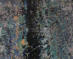 Wagner János (1936-2022): Osztások. Akril, vászon, jelezve balra lent: Wagner. Hátoldalán autográf f...