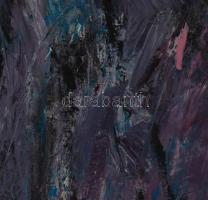 Wagner János (1936-2022): Szürke kőzet(ek). Akril, vászon, jelezve jobbra lent: Wagner. Hátoldalán a...