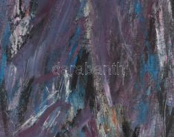 Wagner János (1936-2022): Szürke kőzet(ek). Akril, vászon, jelezve jobbra lent: Wagner. Hátoldalán a...