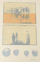 Wagner János (1936-2022): Kagylók Vietnámból, 1970. Szitanyomat, papír, jelezve jobbra lent: Wagner. Reprodukálva: Wehner Tibor: Wagner János. Bp., 2020, Virtual Market Kft, 13. oldal. Lap alján apró szakadásokkal, lap tetején kisebb folttal. 49×30 cm (lapméret: 84x59,5 cm).