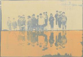 Wagner János (1936-2022): Kagylók Vietnámból, 1970. Szitanyomat, papír, jelezve jobbra lent: Wagner....