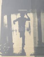 Wagner János (1936-2022): Lakótelep, 1974. Szitanyomat, papír, jelezve jobbra lent: Wagner. Reproduk...