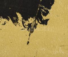 Wagner János (1936-2022): A festő naplója, 1970 körül. Litográfia, papír, jelezve jobbra lent: Wagne...