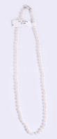 Akoya sósvizi gyöngysor nyaklánc, ezüst (Ag) kapoccsal, jelzett, h: 51 cm