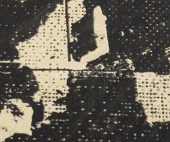 Wagner János (1936-2022): Mozgókép I, 1970-80 körül. Szitanyomat, papír, jelezve jobbra lent: Wagner...