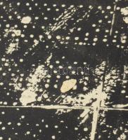 Wagner János (1936-2022): Mozgókép I, 1970-80 körül. Szitanyomat, papír, jelezve jobbra lent: Wagner...