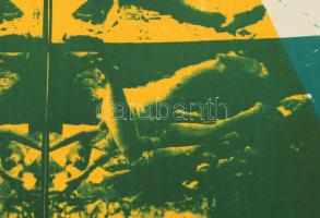 Wagner János (1936-2022): Nyár, 1976. Vegyes technika (sokszorosított grafika), papír, jelezve jobbr...